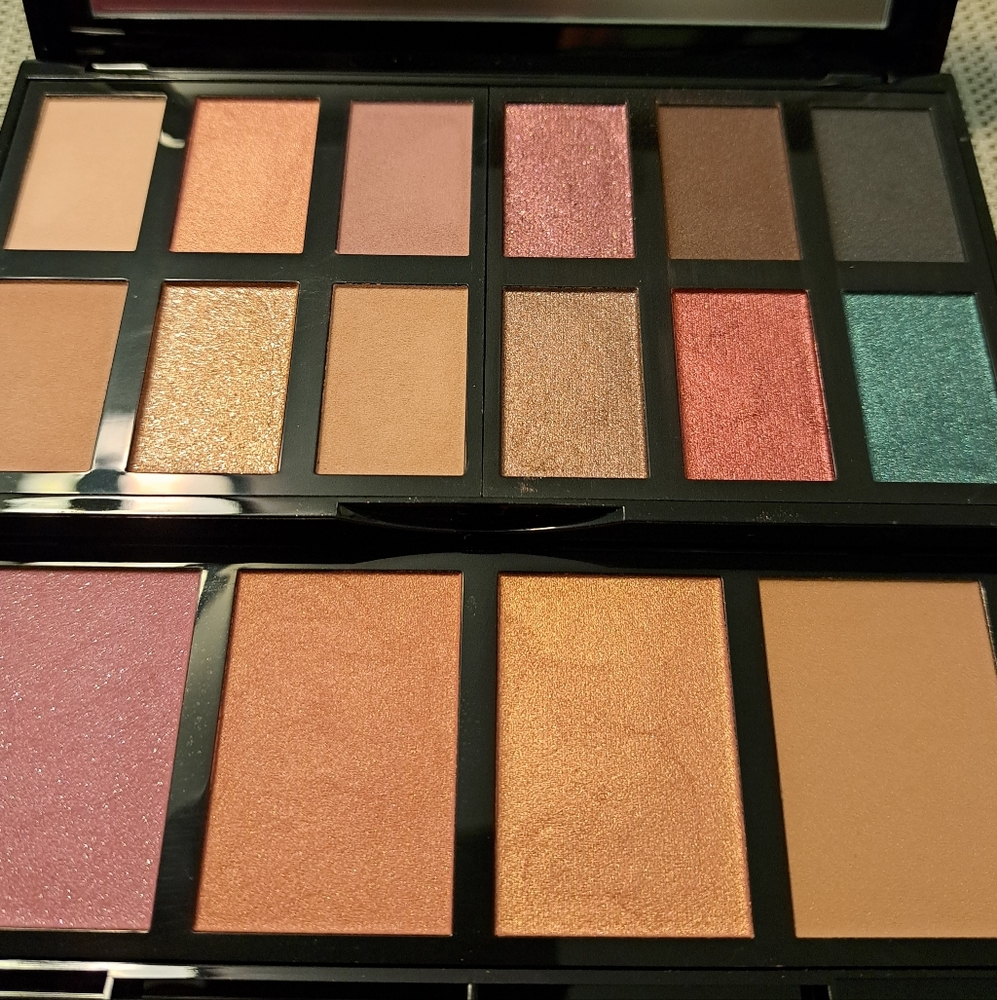 Lancôme Palette,  Red Stiletto Lipstick &  Il Makiage Waterproof Eyeliner